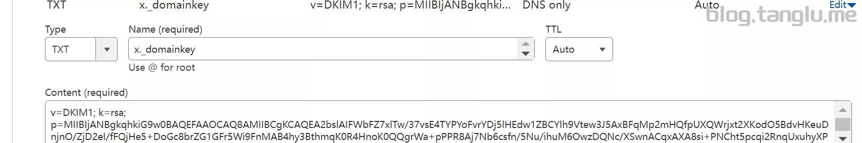 【破案了】Mxroute发邮件DKIM签名总是无效 DKIM,pythonsmtp,utils,message,yourdomain